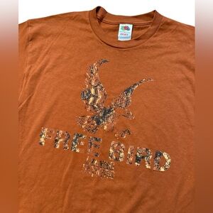 Y2K Lynyrd Skynyrd Free Bird Men’s‎ Brick Orange T Shirt Size Large Band Tee
